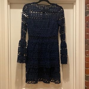 Lulus XS Navy Dress